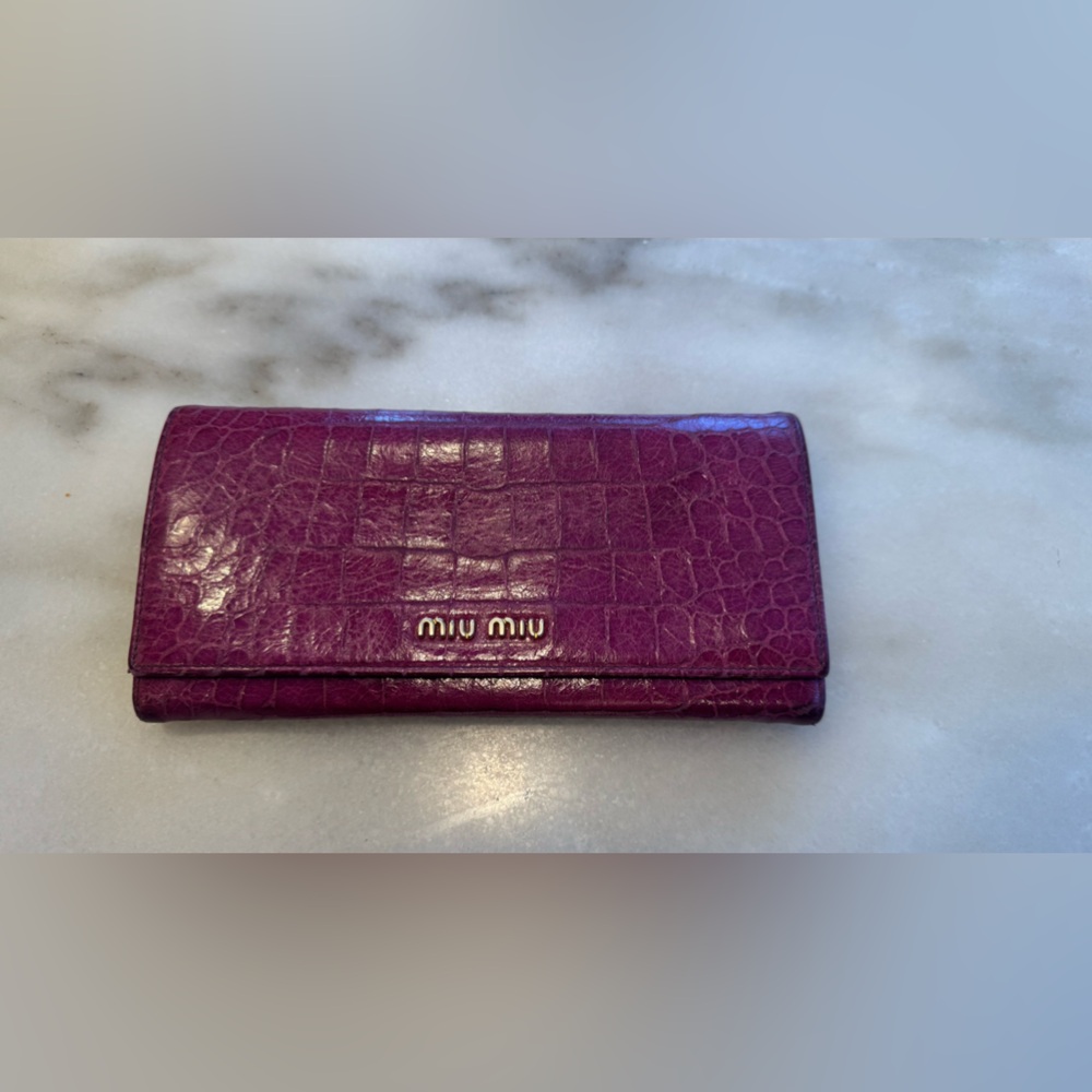 Miu Miu Pink Wallet